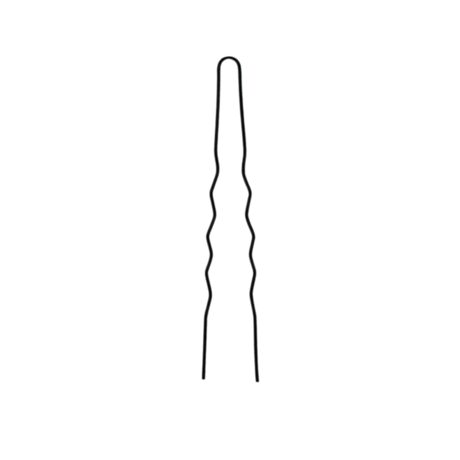 ARI Haarnadeln gewellt 1,2 mm dick 16 Stück braun 65 mm