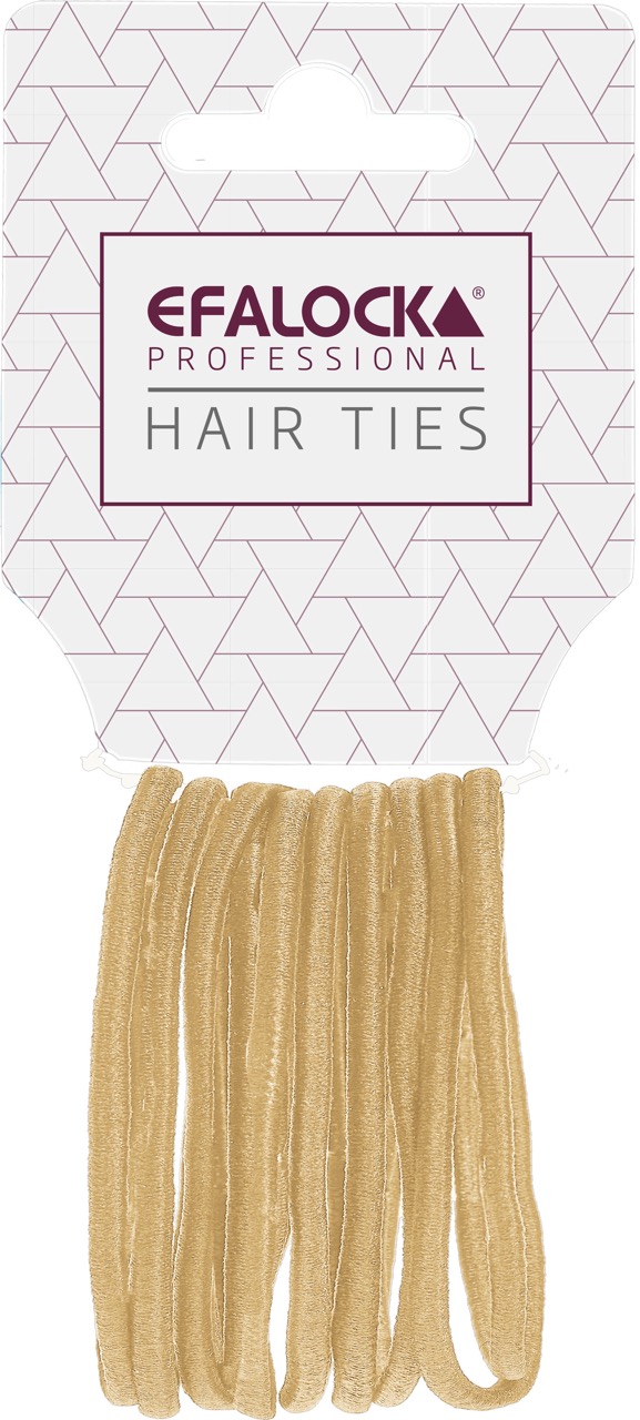 Efalock Haargummis in blond, ø 55 mm dick 10 Stück