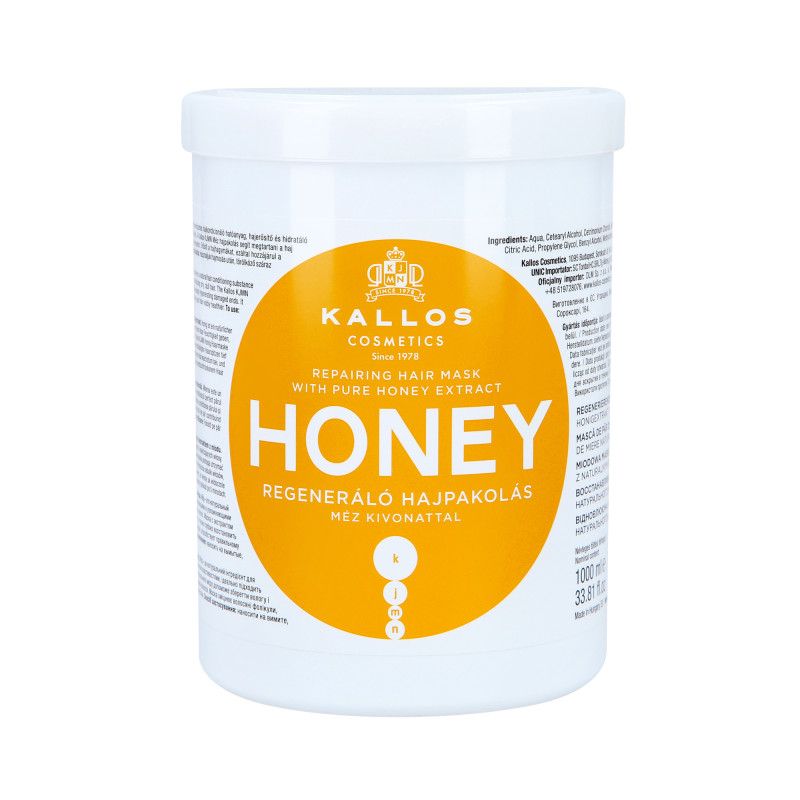 Kallos Honey Haarmaske 1000 ml