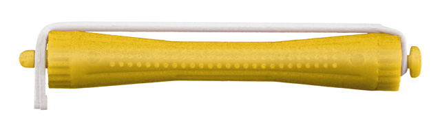 Comair Kaltwellwickler mit Rundgummi 12er Beutel 8mm gelb Länge 91mm