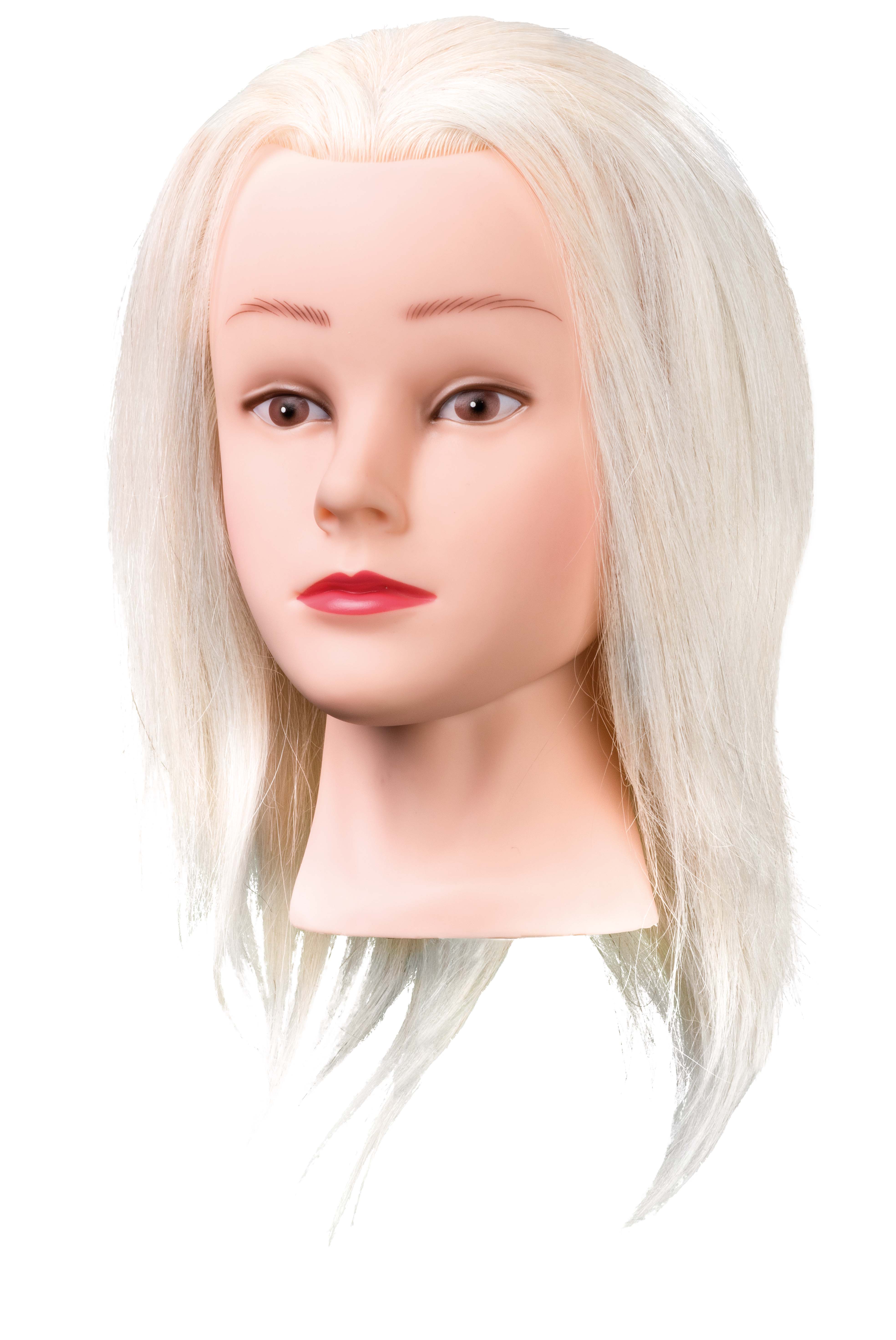 Comair Übungskopf Mary 25 cm weißes Angora Ziegenhaar