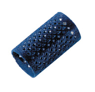 Comair Metallwickler Beflockt Länge 65mm 12er Beutel 36 mm Blau