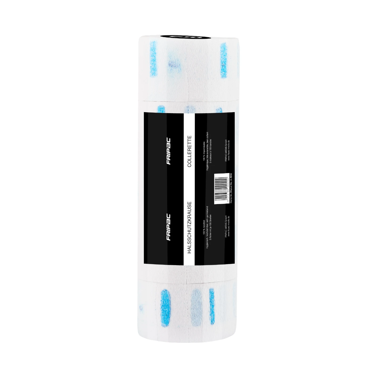 Fripac Halskrepprollen Stange (5 Rollen) weiß