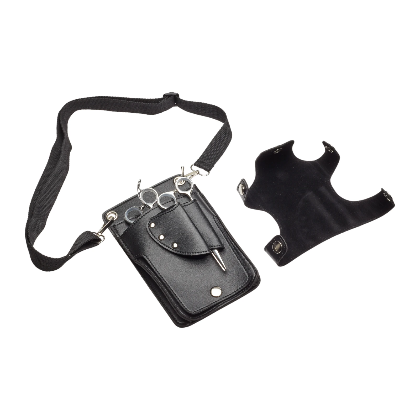 Efalock Cut-Out Scherentasche Kunstleder schwarz
