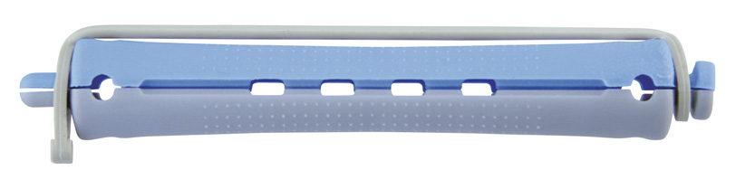 Comair Kaltwellwickler 2-Farbig mit Rundgummi 12er Beutel 13mm blau/grau Länge 91mm