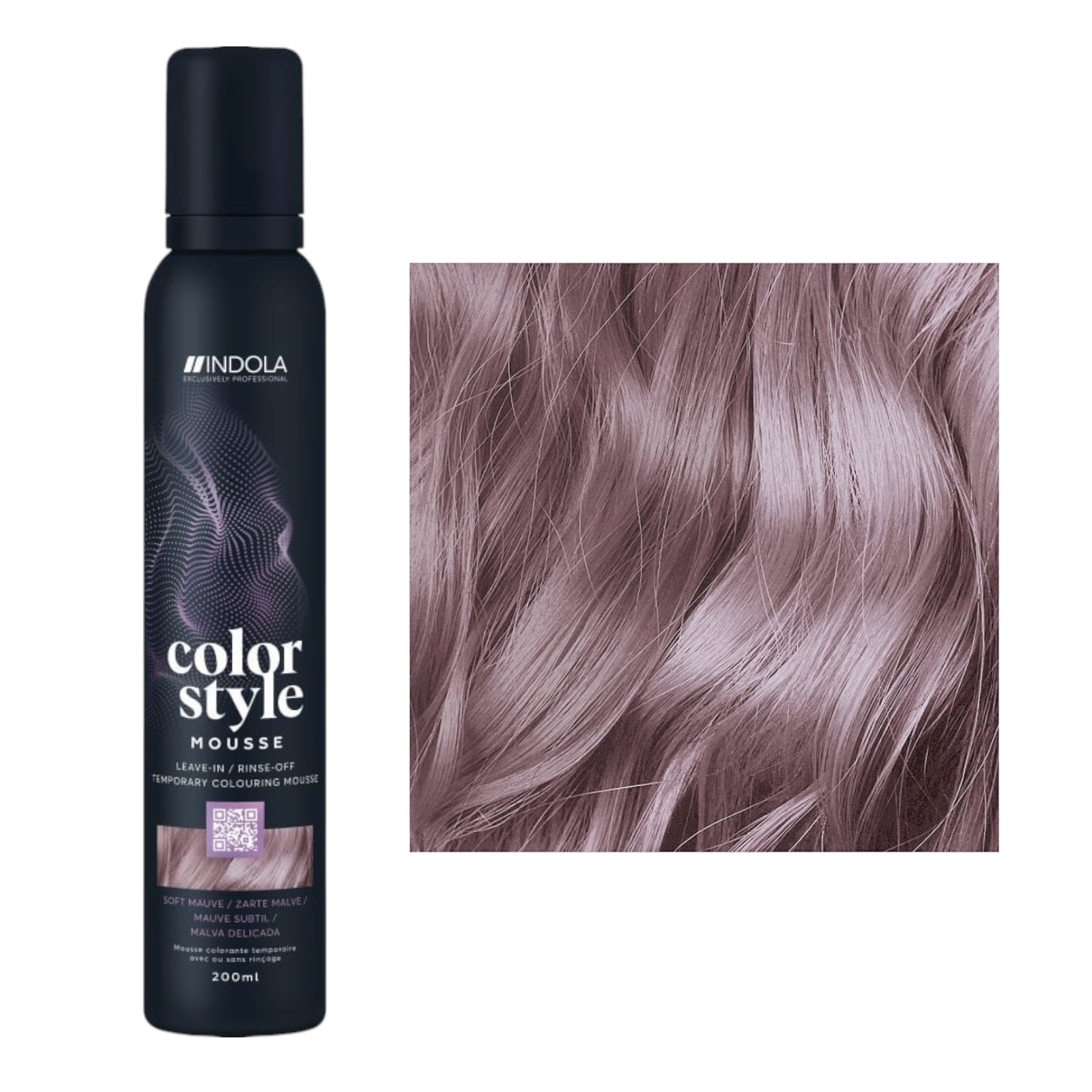 Indola Color Style Mousse zartes Lavendel 200 ml