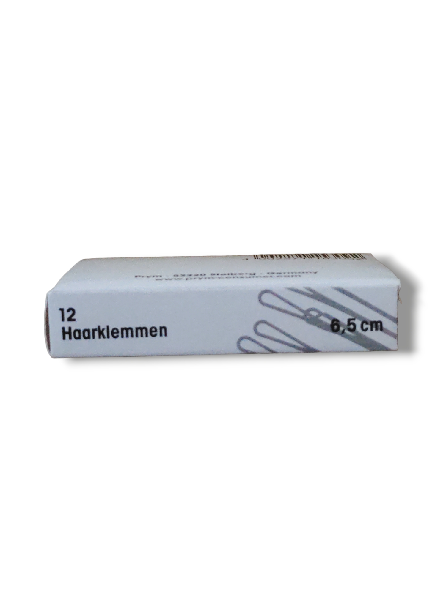 Baronesse Klemmen 12 Stück 6,5cm schwarz