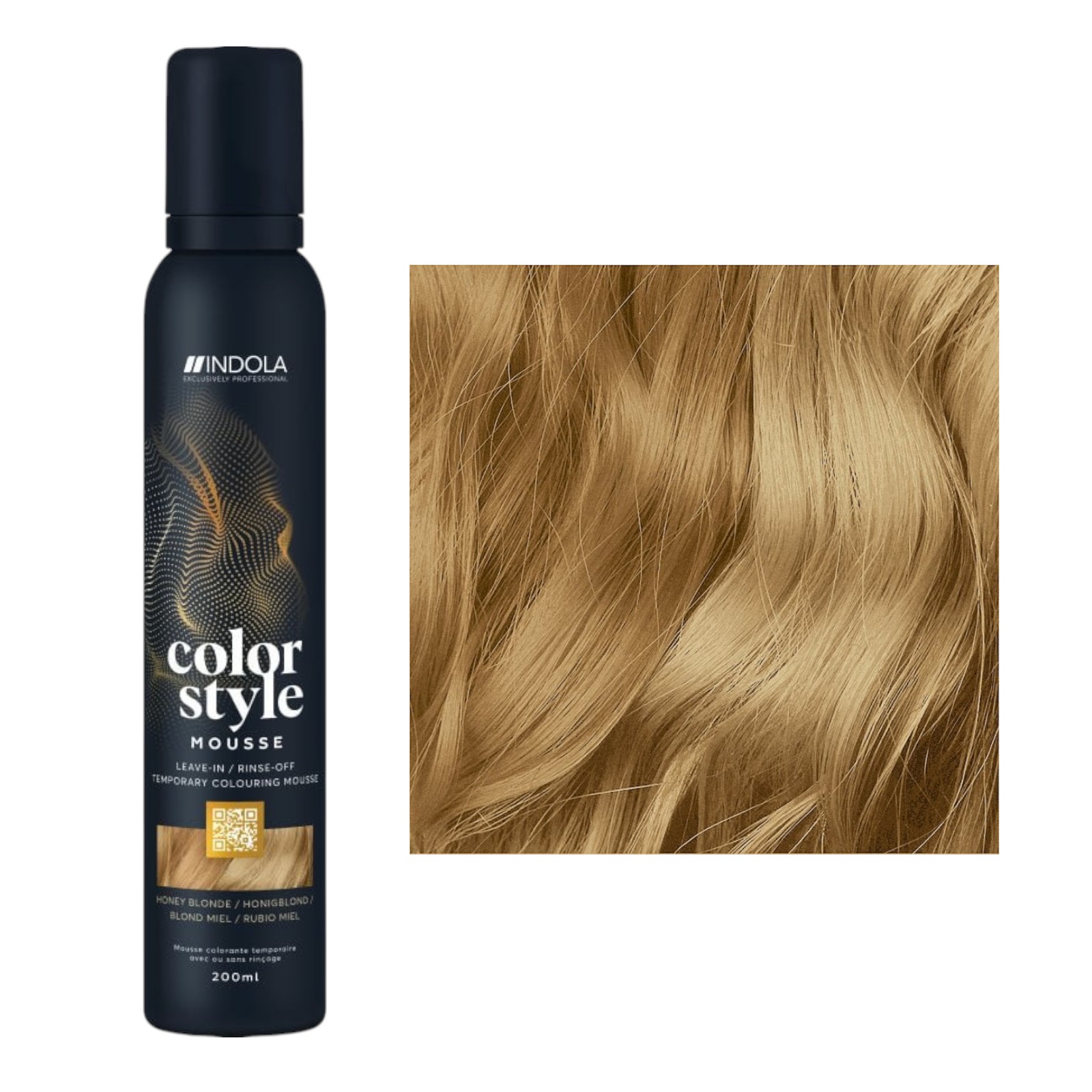 Indola Color Style Mousse Honigblond 200 ml