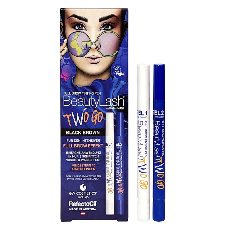 RefectoCil BeautyLash TWO GO black brown