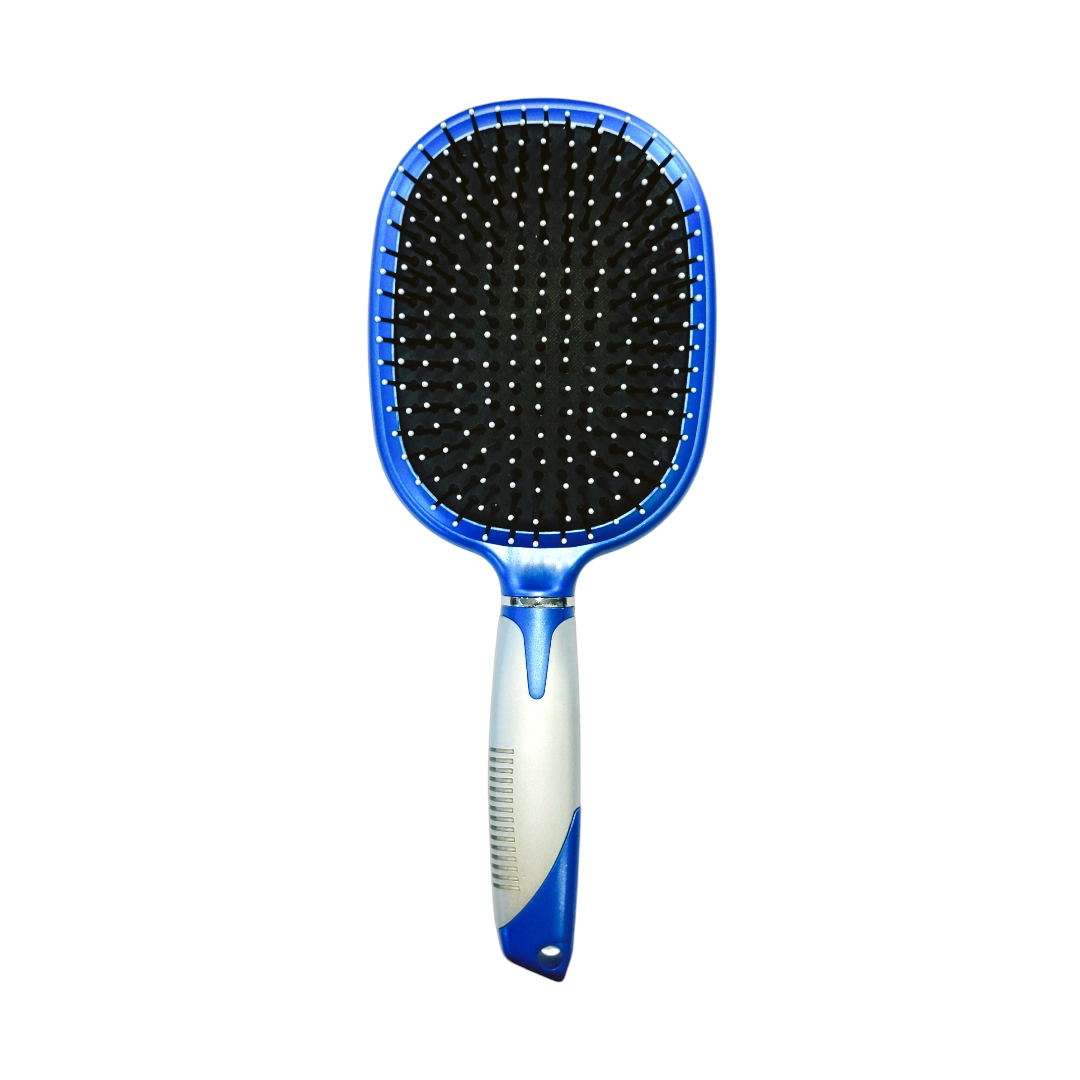 ARI Paddle Brush mit Noppen silber/blau