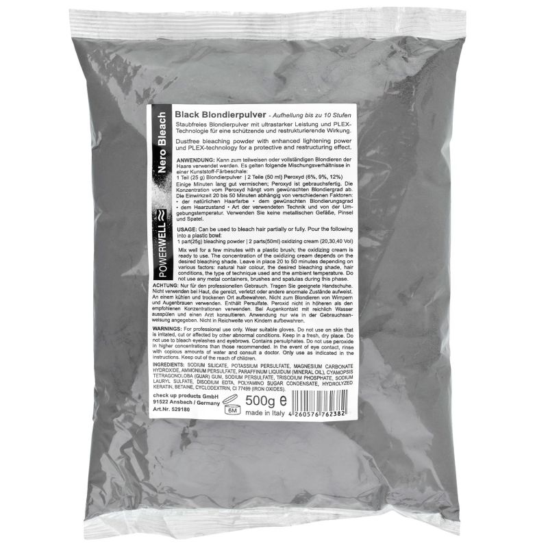 Powerwell Blondierpulver Nero Bleach 500 g