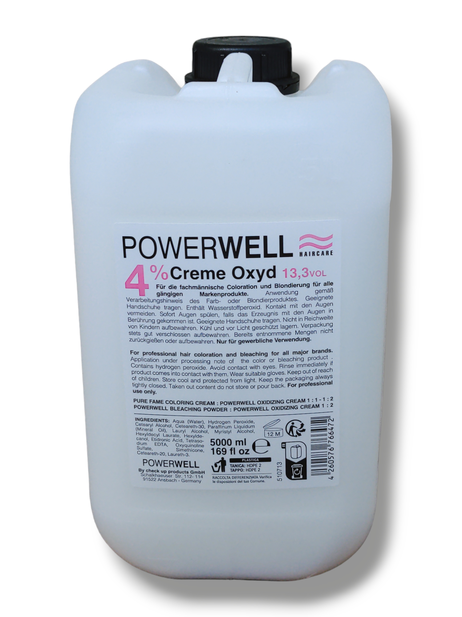 Powerwell Creme-Oxyd 3% 5000 ml