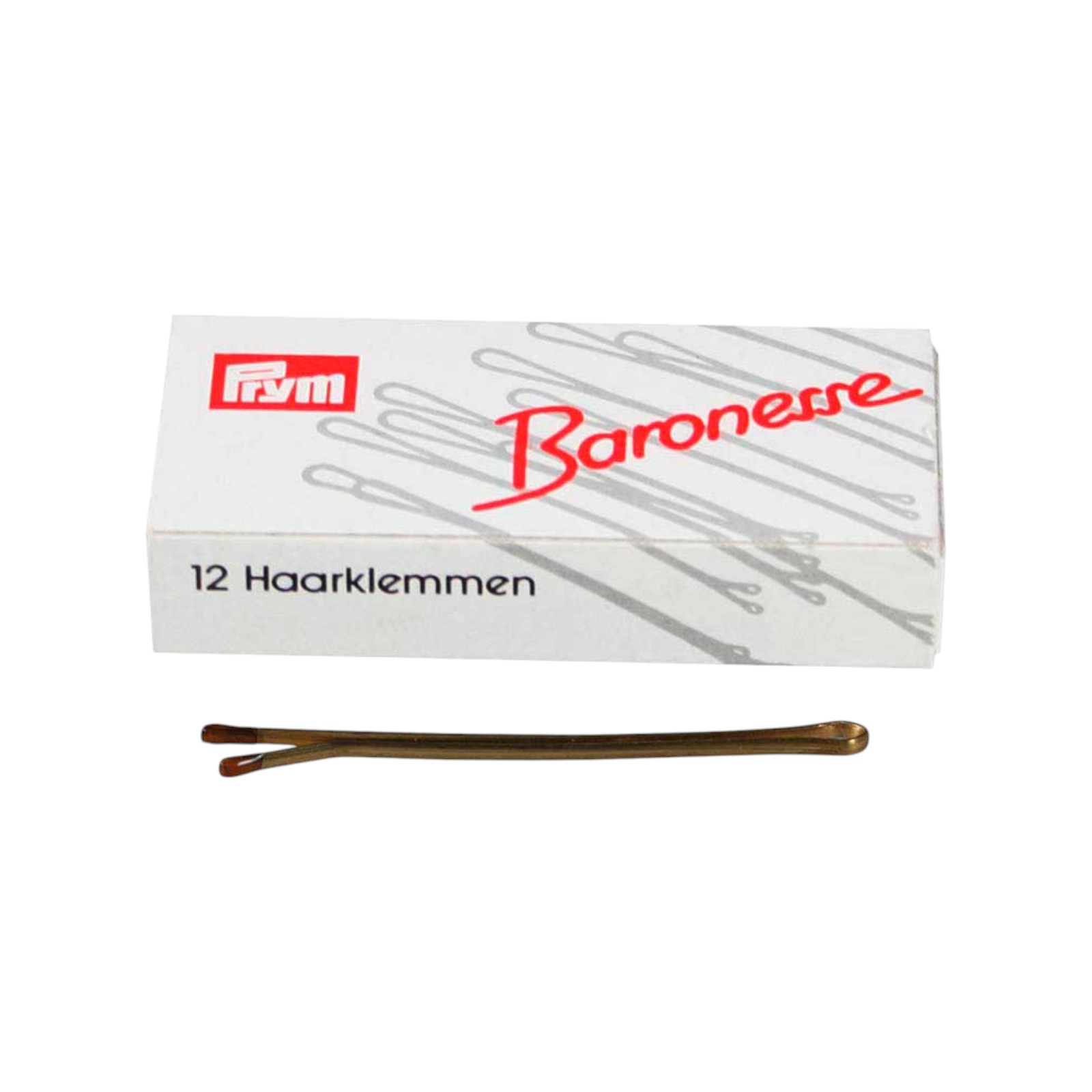 Baronesse Klemmen 12 Stück 6,5cm gold