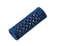 Comair Metallwickler Beflockt Länge 65mm 12er Beutel 21mm Blau