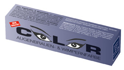 Color Augenbrauen- und Wimpernfarbe blauschwarz 15 ml