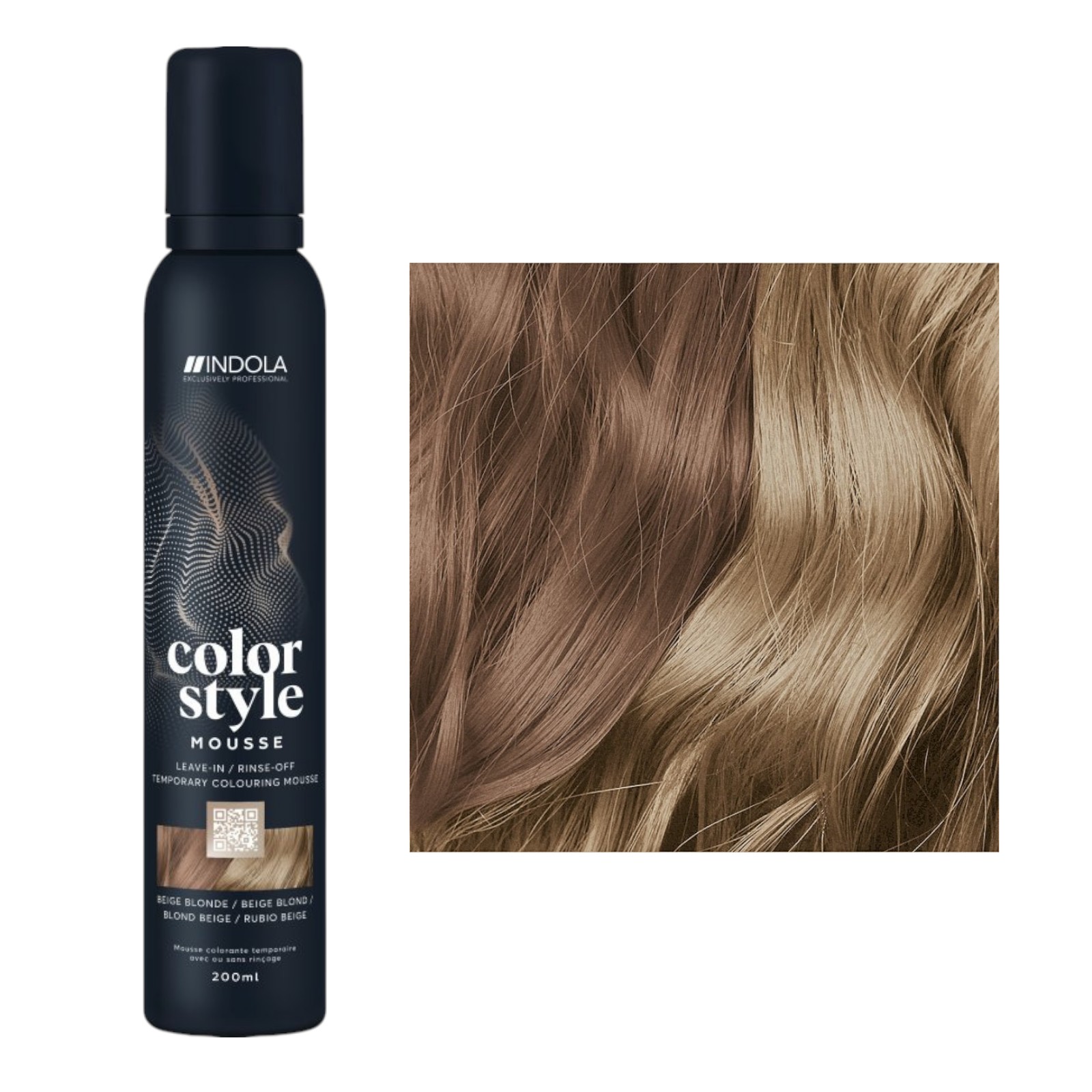 Indola Color Style Mousse Beige Blond 200 ml