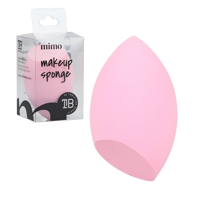Tools For Beauty MIMO Make-up Schwamm Olive oblique Rosa 38x65 mm