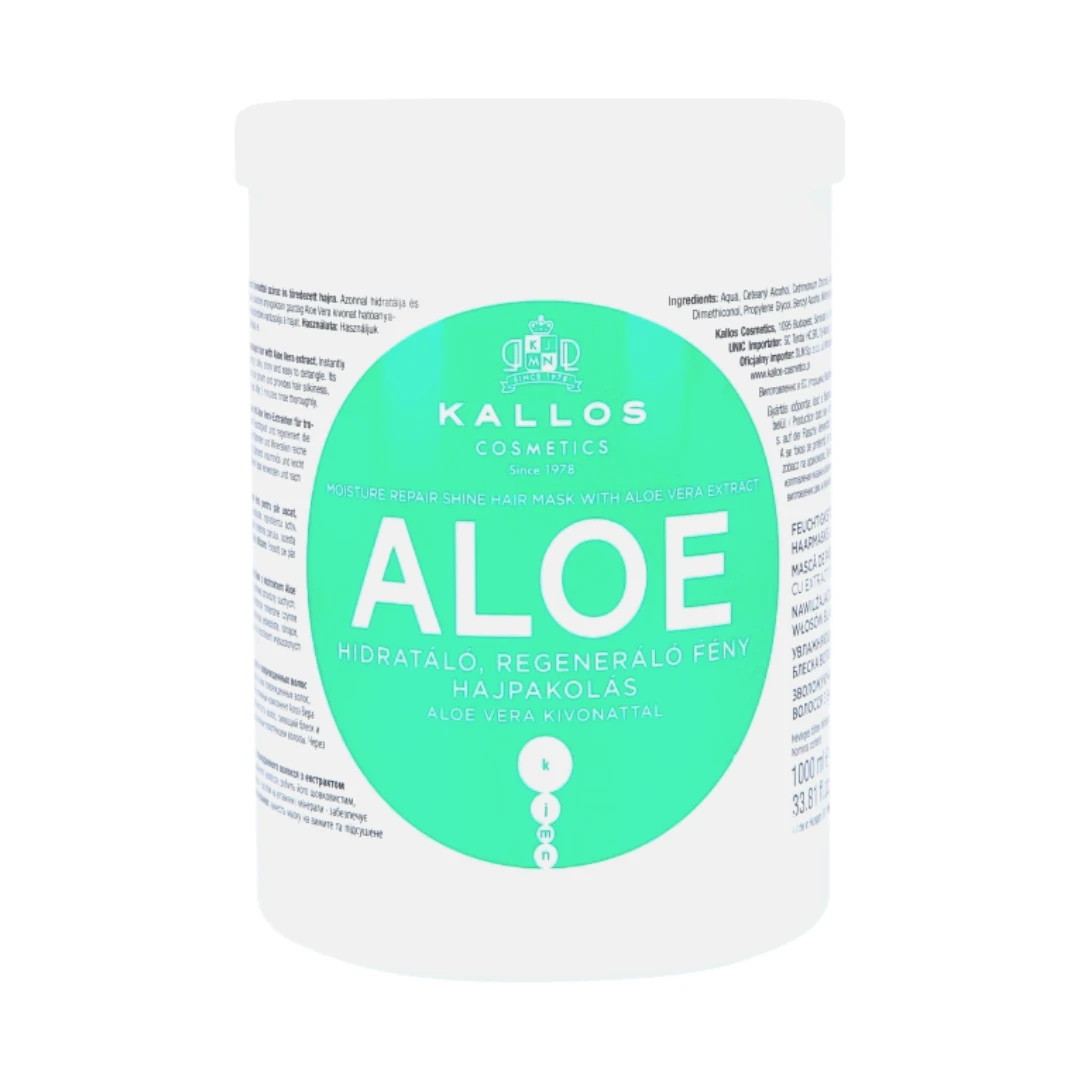 Kallos Aloe Vera Feuchtigkeitspendende Haarmaske 1000 ml