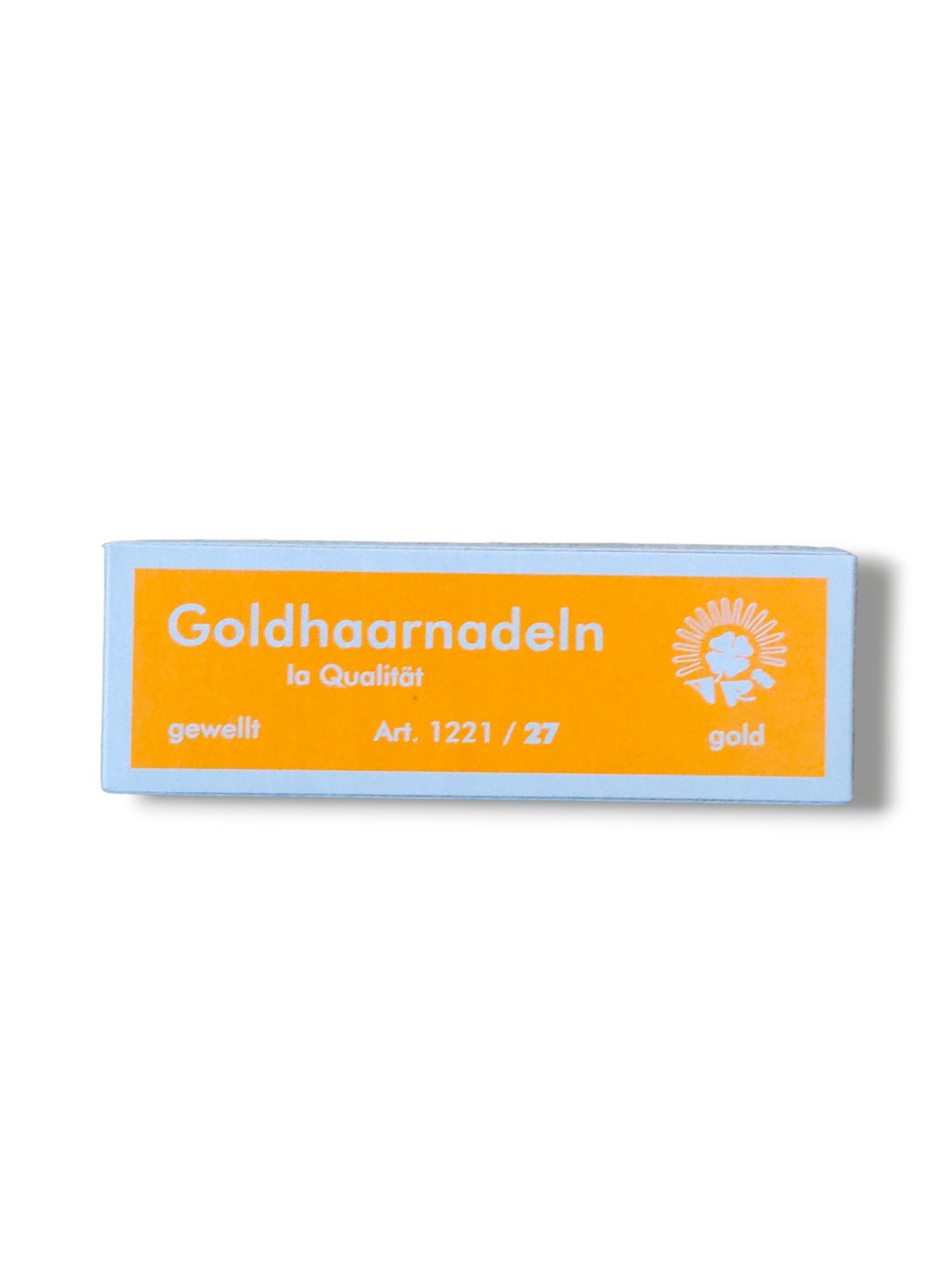 ARI Haarnadeln gewellt 1,2 mm dick 10 Stück gold 65 mm