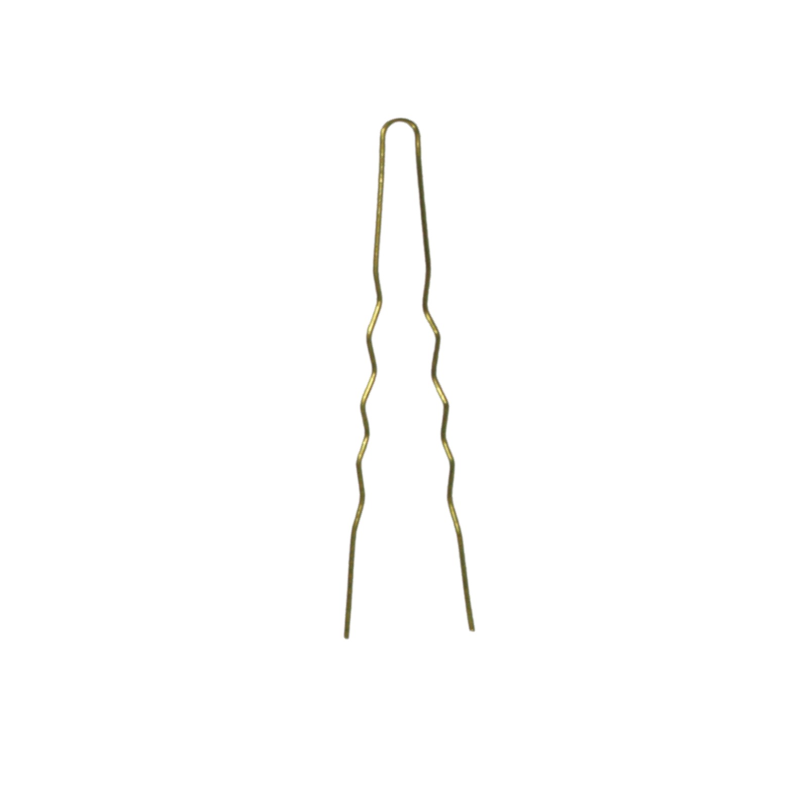 ARI Haarnadeln gewellt 1,2 mm dick 10 Stück gold 65 mm