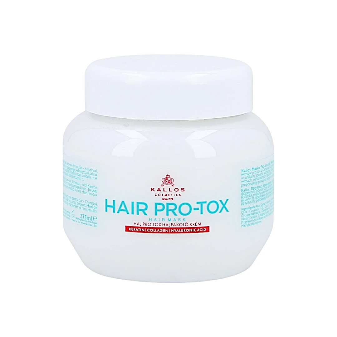Kallos Pro-Tox Haarmaske mit Keratin, Kollagen und Hyaluronsäure 275 ml