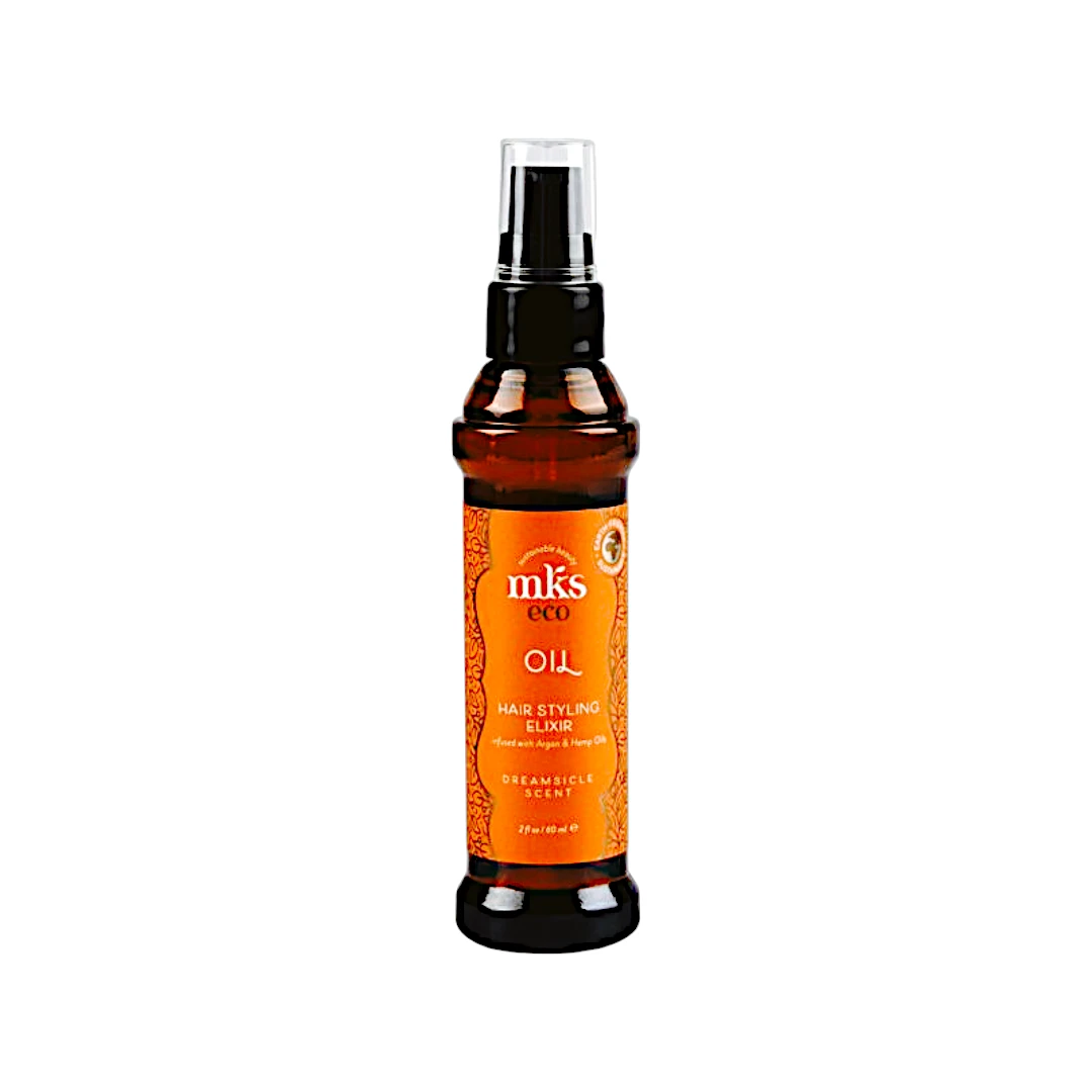 MKS eco Oil Hair Styling Elixir Dreamsicle Scent 2 fl oz / 60 ml