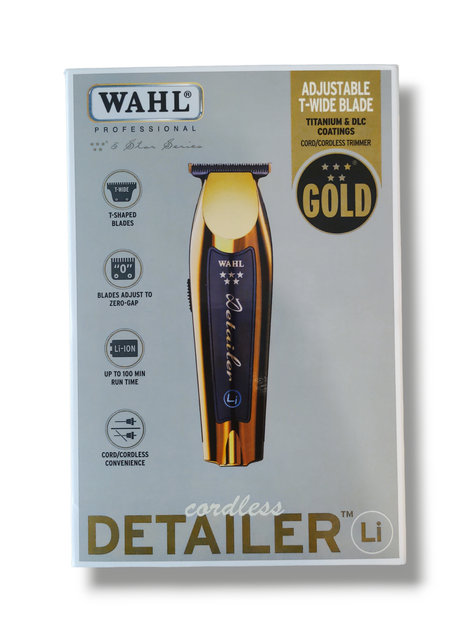 Wahl Haarschneidemaschine Cordless Detailer LI gold