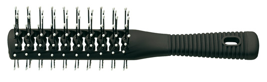Comair Tunnelventbürste Rubberize doppelseitig schwarz