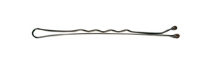 Comair Haarklemmen Pretty Fashion gewellt 24er Karte 48mm braun