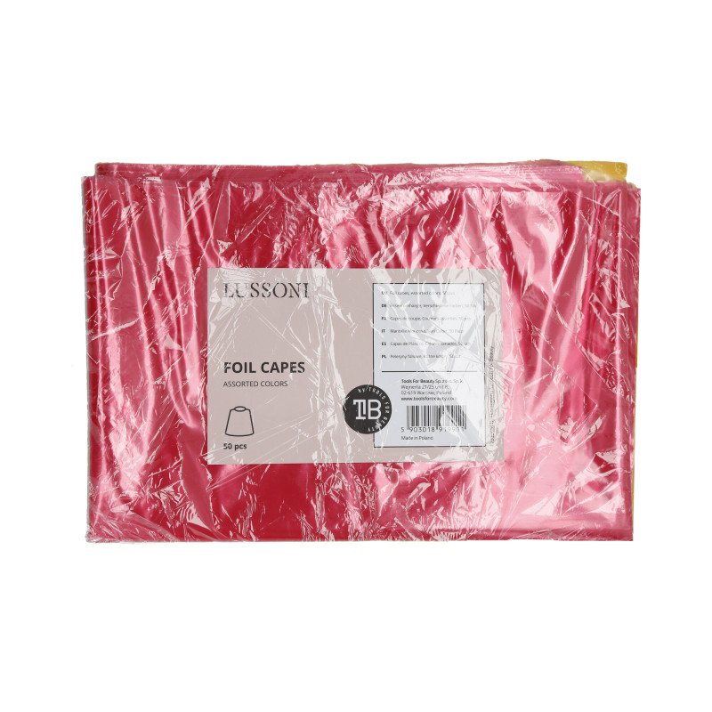 Tools For Beauty Lussoni Einwegumhänge bunt, 50 Stück