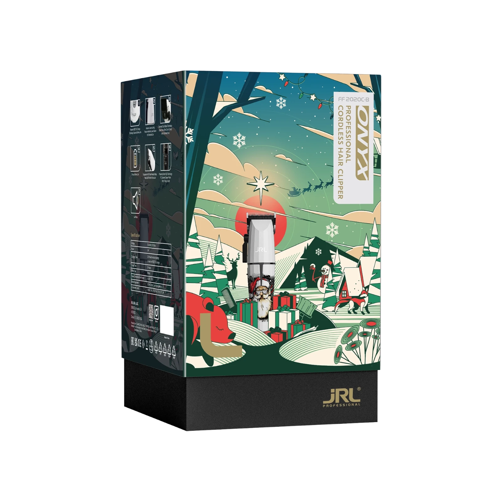 JRL Limited White Christmas Edition Fresh Fade 2020C-B Onyx Clipper