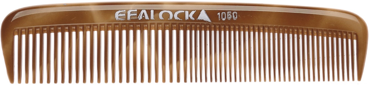 Efalock Nylon Profi Taschenkamm 5.0 havanna