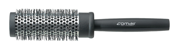 Comair Fönbürste Profi mit Nylon-Borsten auf Metallhülse 33/48mm