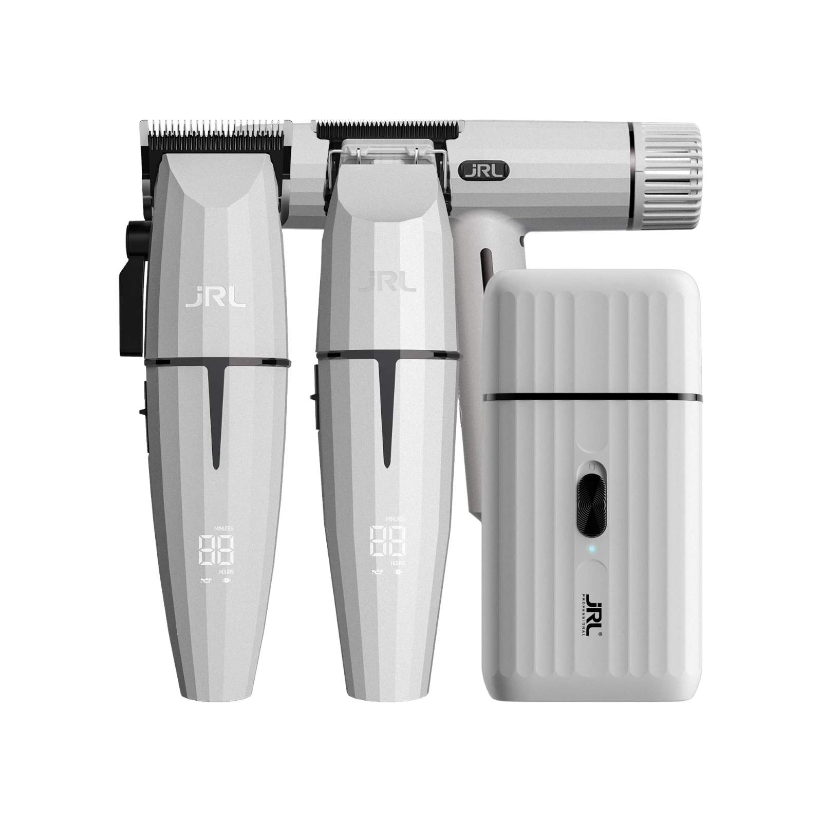 JRL Limitierte Ghost Edition Combo Kit 3 Clipper+Trimmer+Rasierer+Föhn