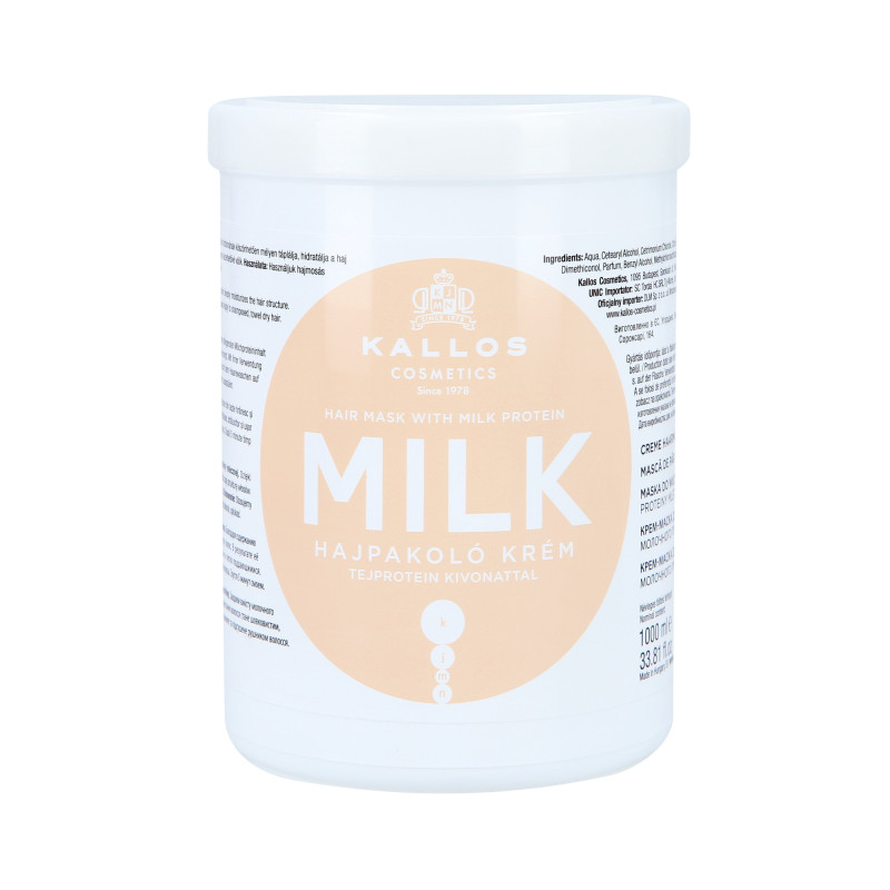 Kallos Milk Haarmaske 1000 ml