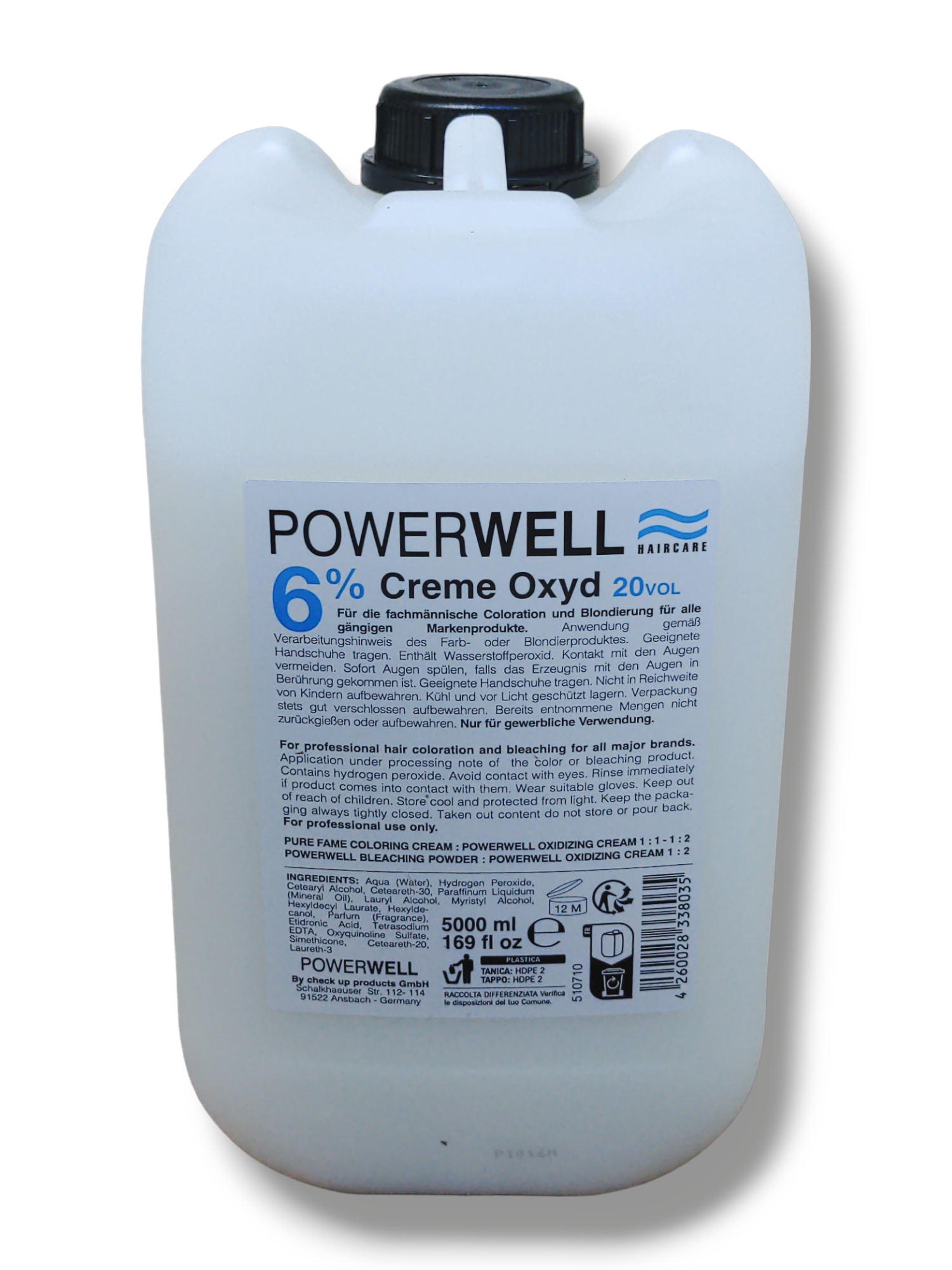 Powerwell Creme-Oxyd 3% 5000 ml