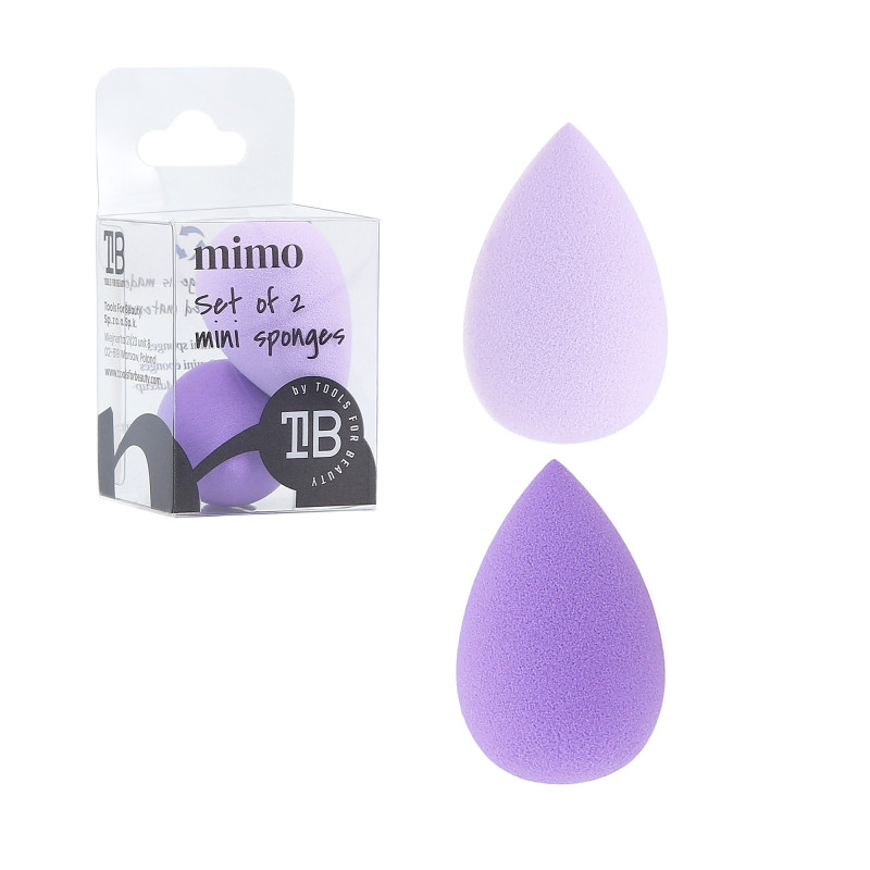 Tools For Beauty MIMO Make-up Schwamm Mini Waterdrop Lila 2er-Set