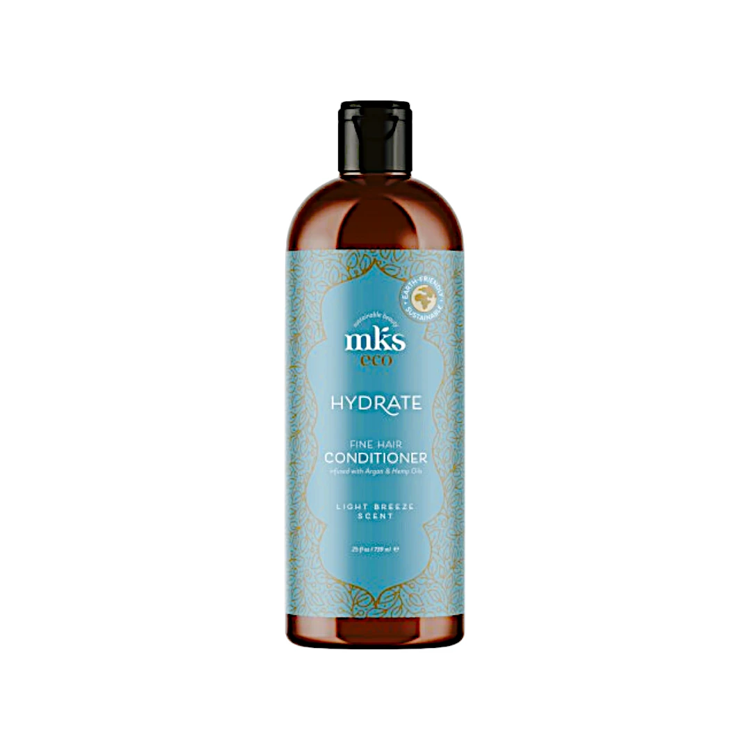 MKS eco Hydrate Fine Hair Conditioner Light Breeze Scent 25 fl oz / 739 ml (Professional Size)