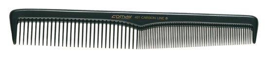 Comair Haarschneidekamm Nr. 401 Carbon Profi Line 18 cm