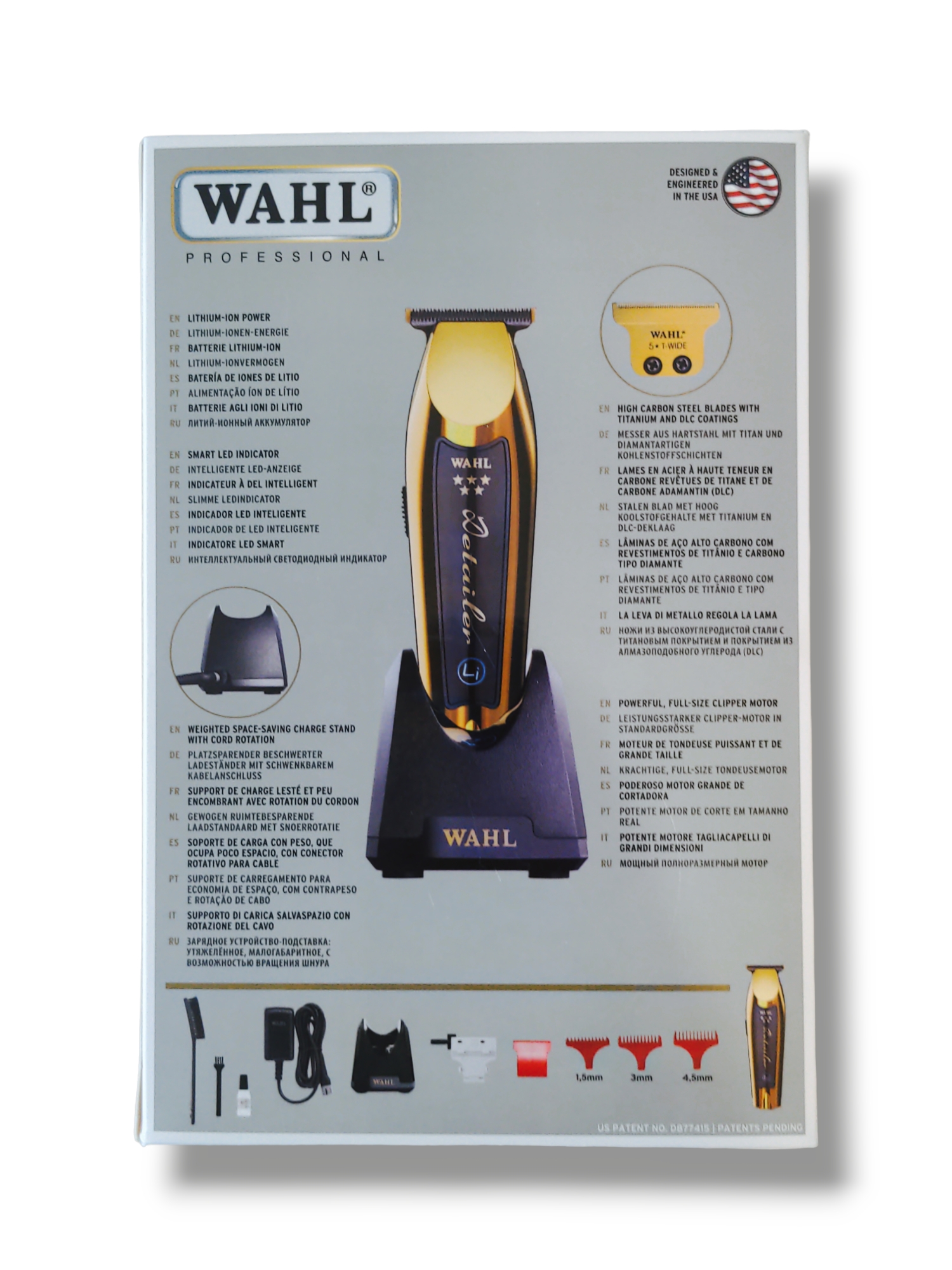 Wahl Haarschneidemaschine Cordless Detailer LI gold