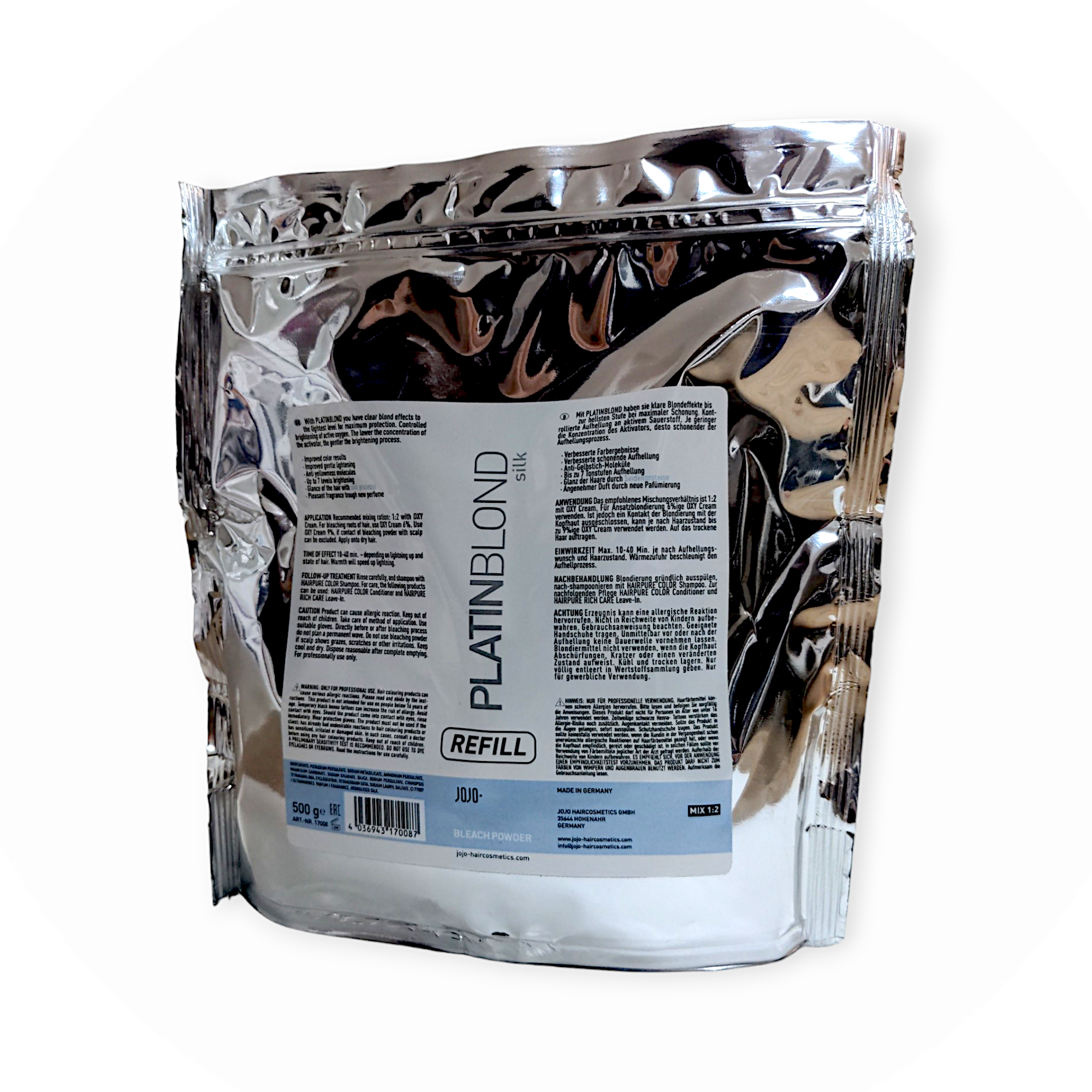 JOJO Platin Blonde Silk Beutel 500g