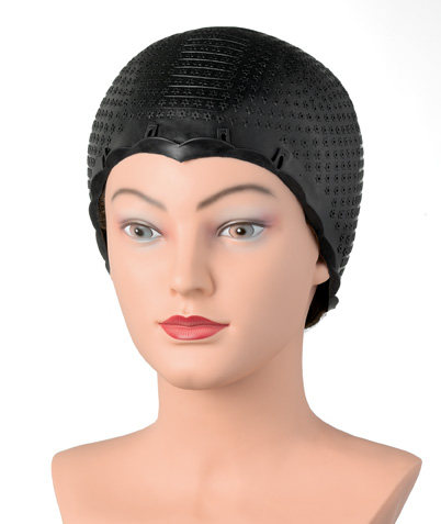 Comair Strähnenhaube Thermoplastik schwarz