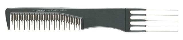 Comair Toupier-Gabelkamm Nr. 105 Ionic Celcon Profi Line 19,5 cm
