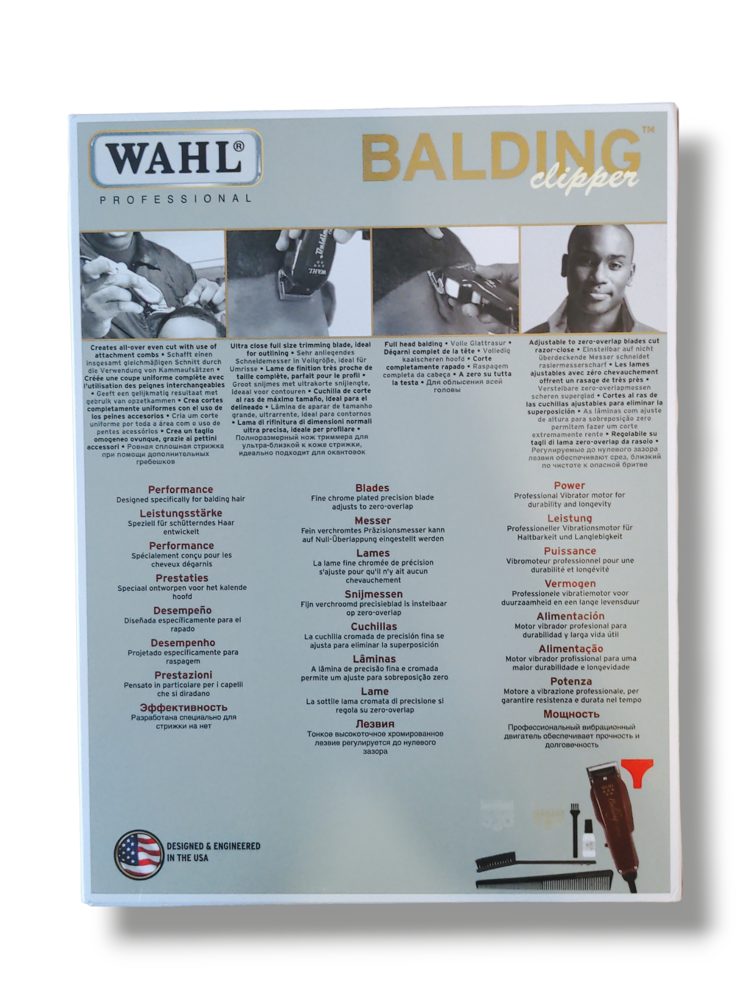 Wahl Haarschneidemaschine Balding Clipper 5 Sterne