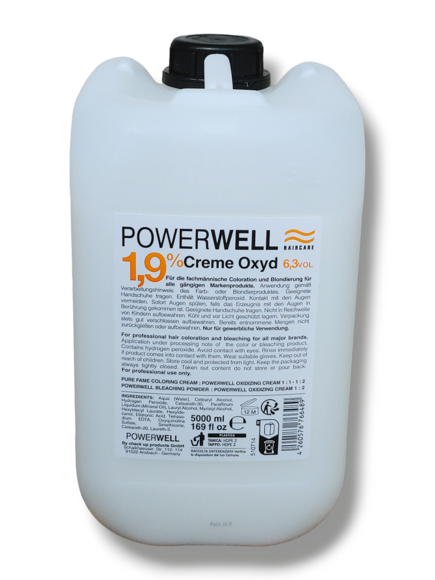 Powerwell Creme-Oxyd 3% 5000 ml