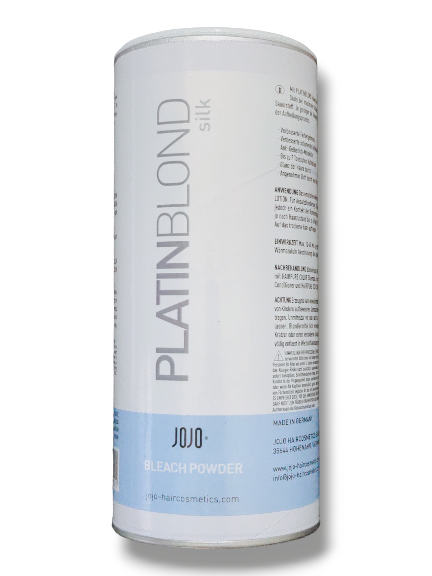 JOJO Platinpure Blonde Velvet Blondierpulver Dose 500 g