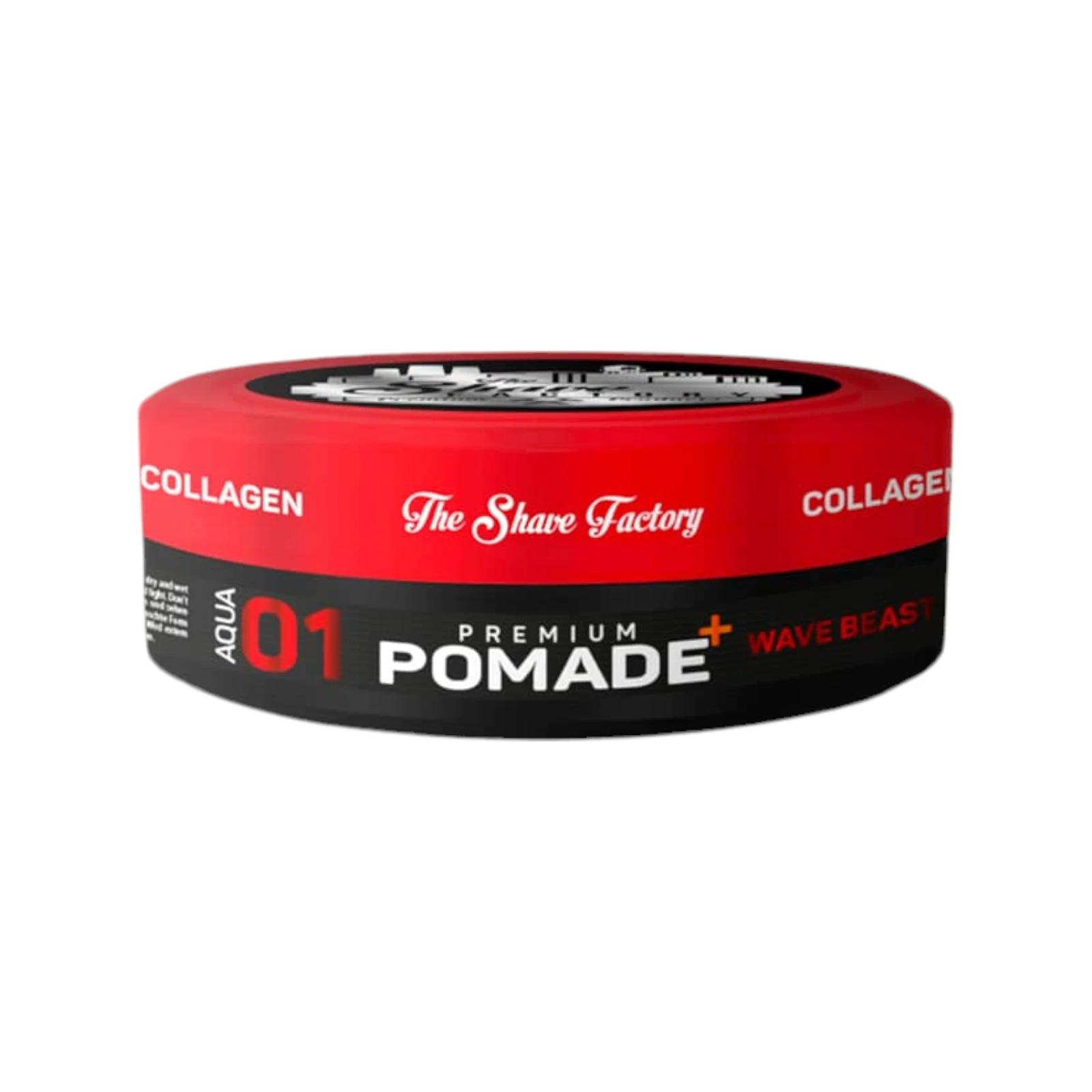 The Shave Factory Premium Pomade 01 Wave Beast Extra Glanz & Starker Halt 150 ml