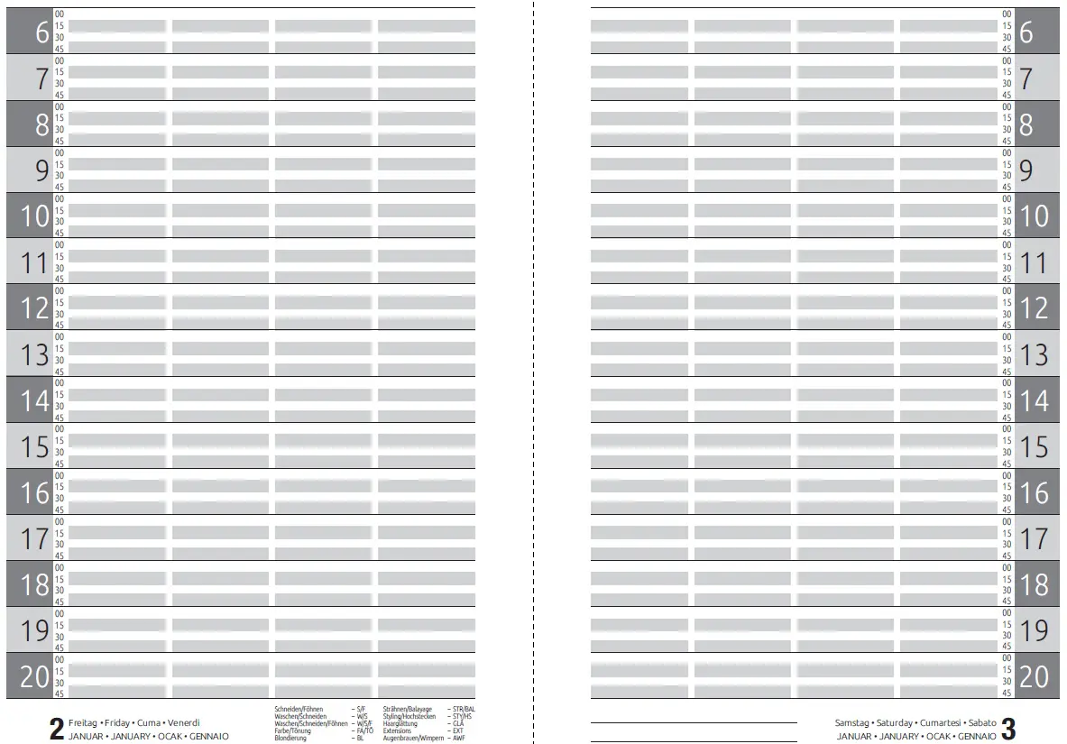 Comair Salonplaner 2026